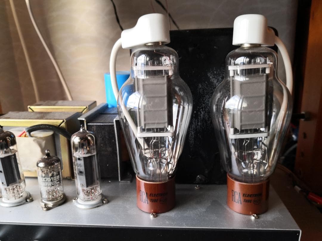 自作 真空管パワーアンプ 811送信管　動作品