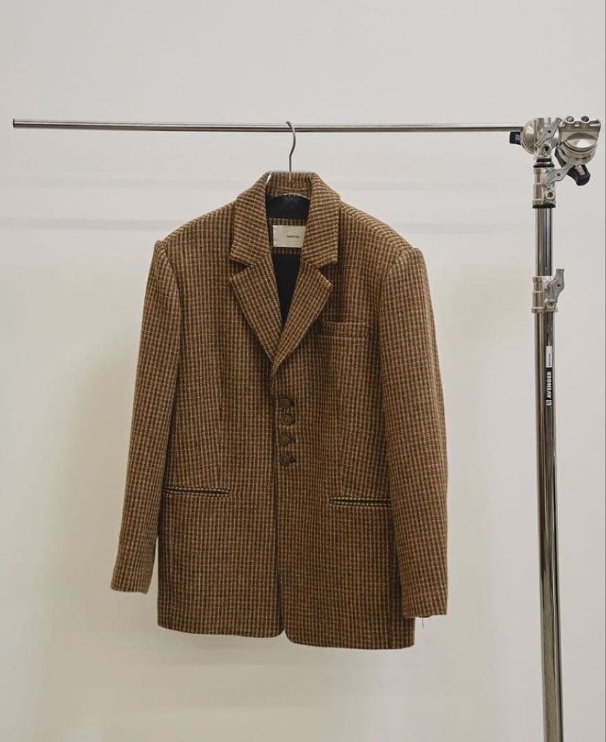 12/17まで出品　TODAYFUL Wool100% Check Jacket