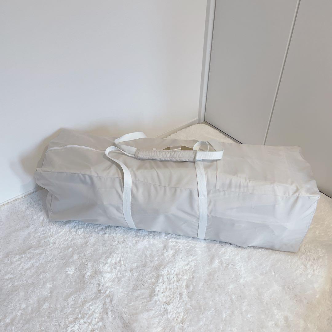 Aprica 極美品✨ココネルエアー-ab ベビーベッド ホワイトグレー