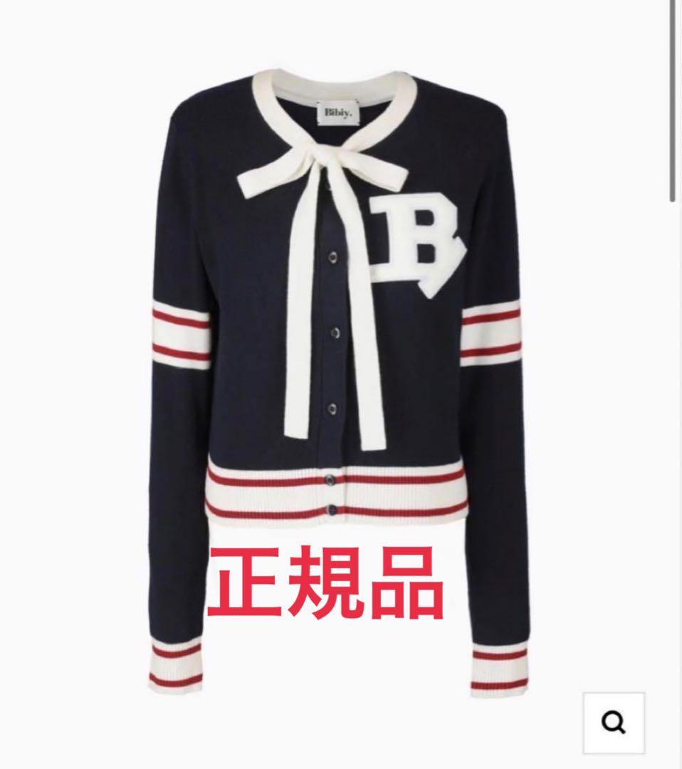 トップス BIBIY B. CLUB TIE CARDIGAN