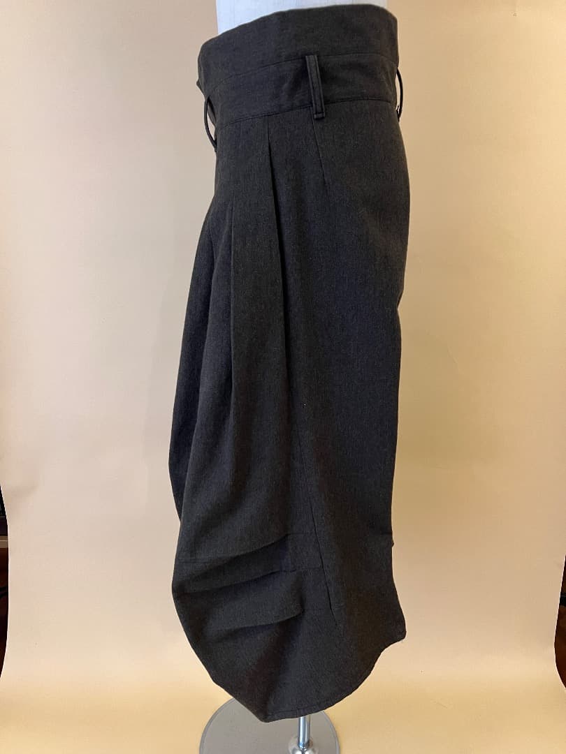 Christopher Nemeth ネメス ウール ワイドパンツ ダークグレー