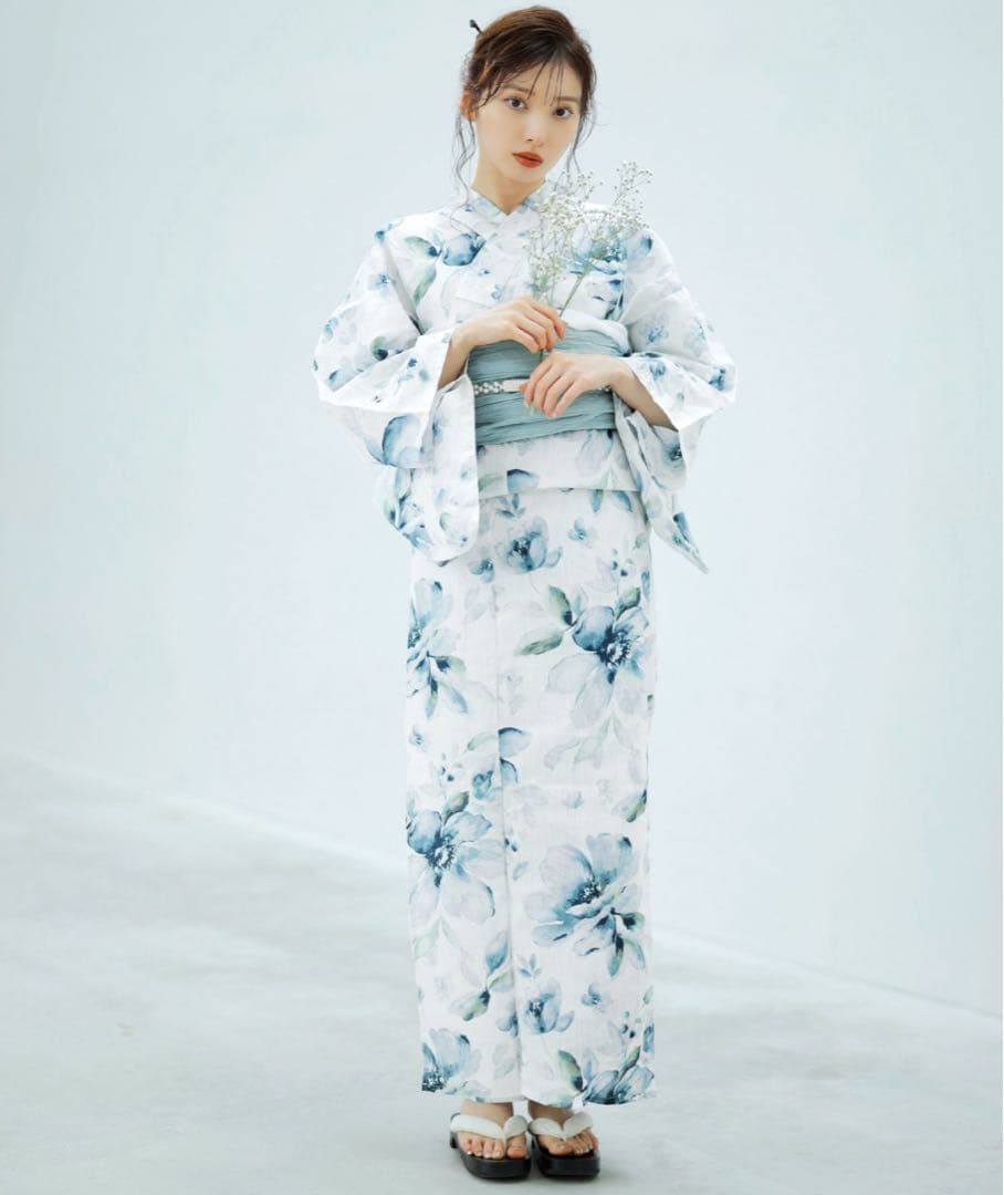 Dita 1人で着られる浴衣4点セット 和歌山染工日本染め