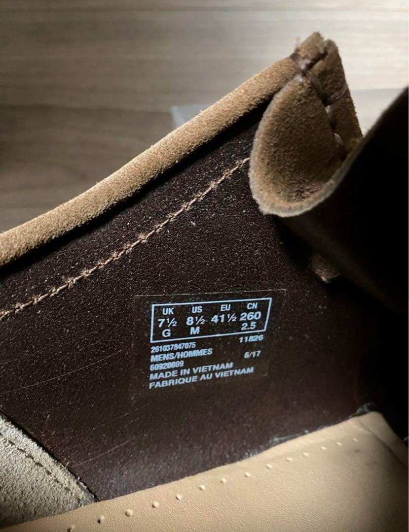 クラークス ワラビー コーラ UK7 1/2