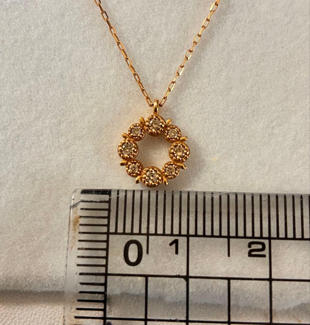 週末限定価格！オデュース4℃　K10ネックレス