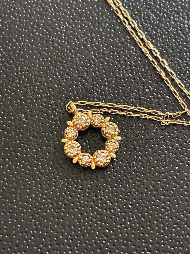 週末限定価格！オデュース4℃　K10ネックレス