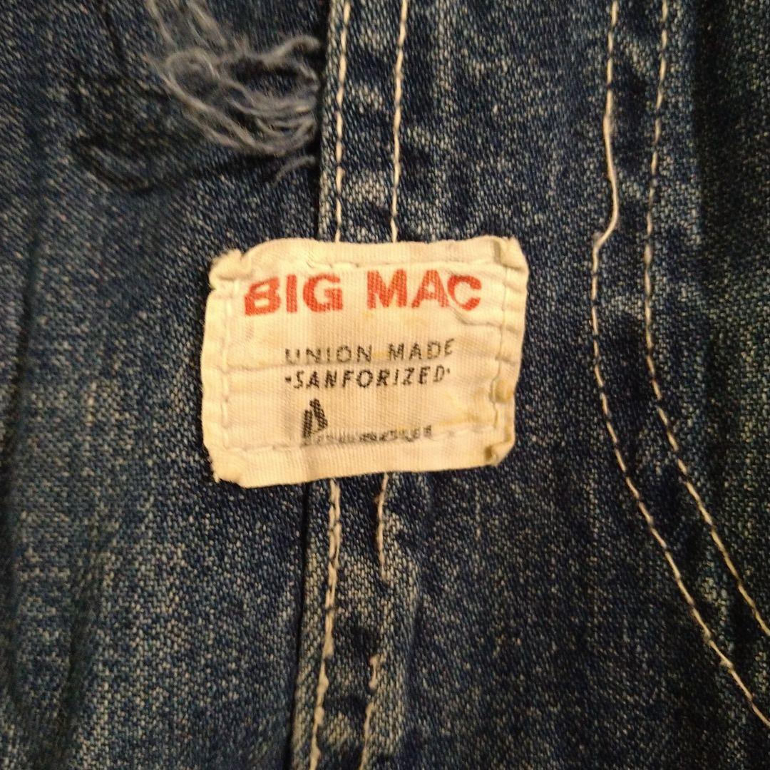 ６０年代　60s BIGMAC　ビックマック　ンテージ　オーバーオール　デニム