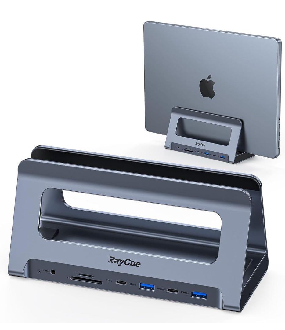 601037 RayCue USB-C ドッキングステーション-デュアルモニター