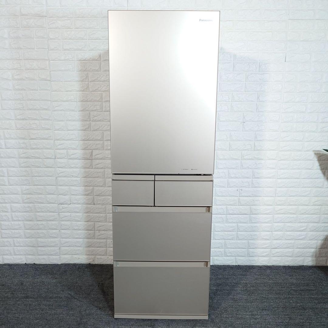 Panasonic 冷蔵庫 NR-E455PX-N 450L 美品 J018