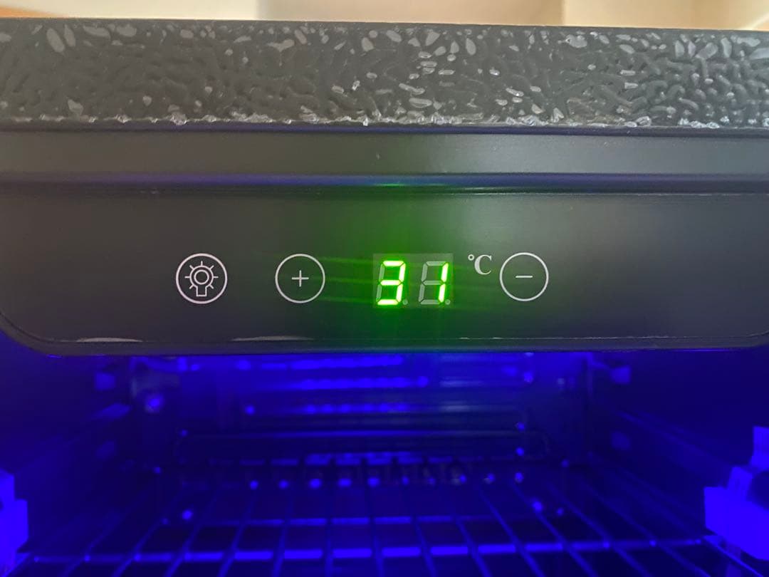 冷蔵庫 48L 小型 透明ガラスドア ステンレス　おしゃれ 静音 省エネ