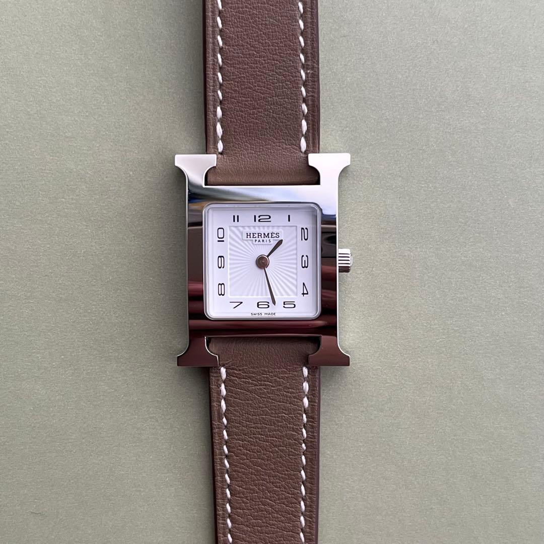 エルメス　Hウォッチ エトゥープ　未使用品