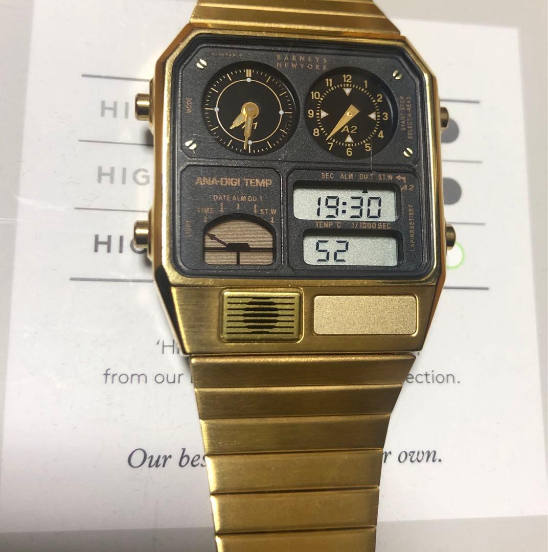 シチズン アナデジテンプ バーニーズ ニューヨーク