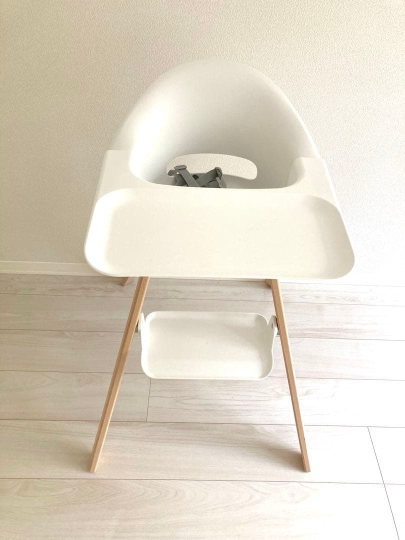 値下げ　ストッケ　ベビーチェア　ホワイト