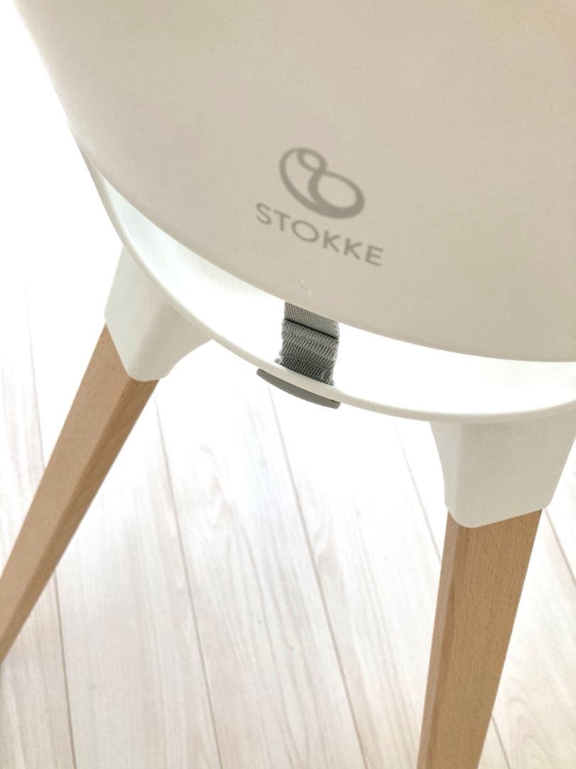値下げ　ストッケ　ベビーチェア　ホワイト