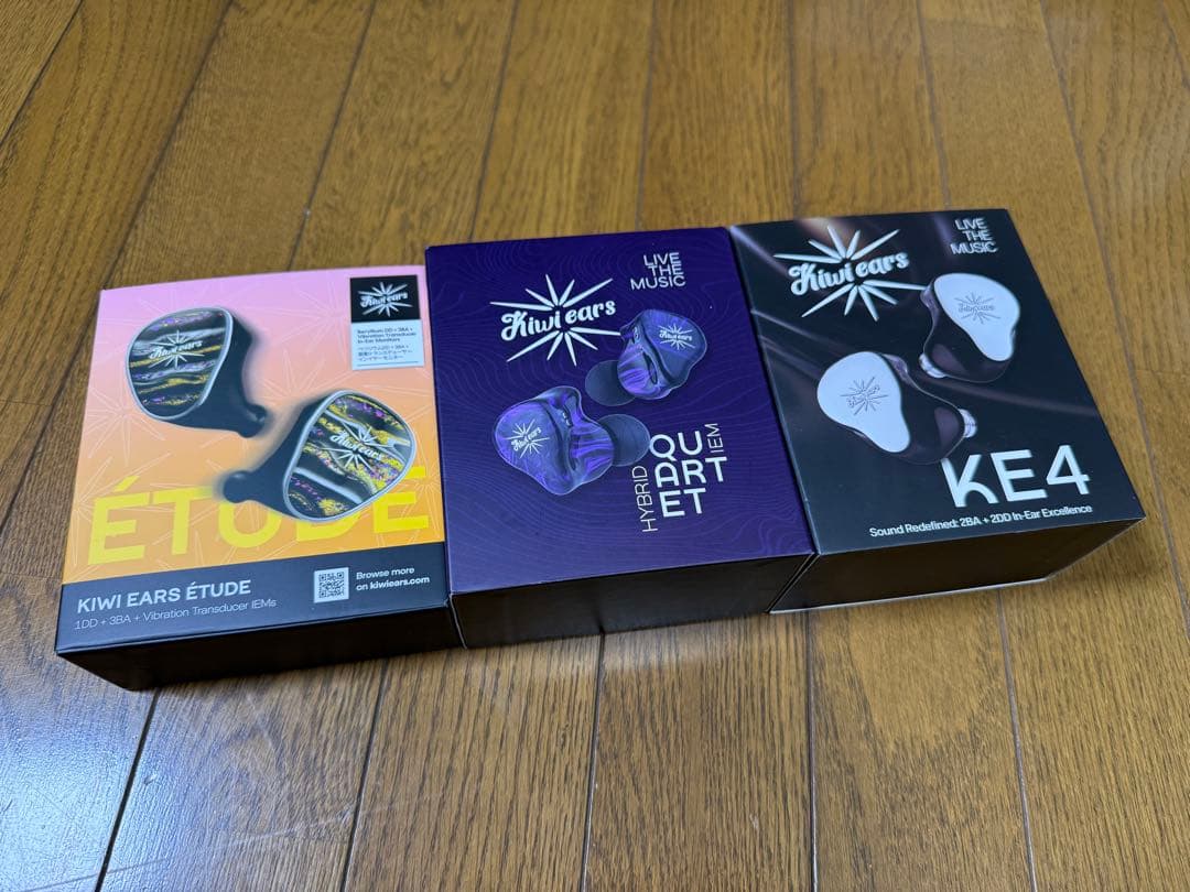 kiwi ears QUARTET ＆ KE4 ＆ ETUDE
