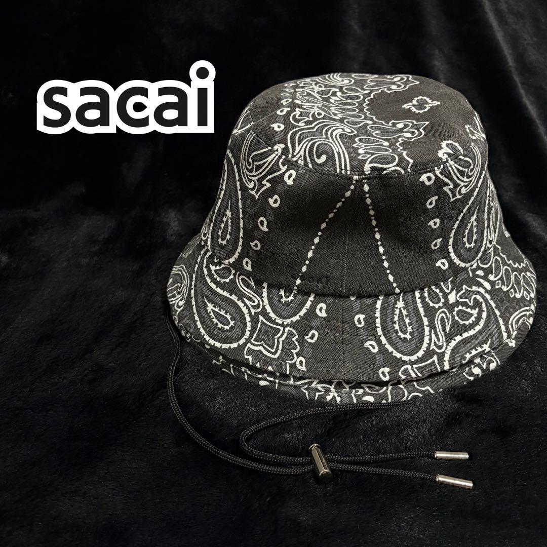 帽子 sacai 22SS Double Brim Bucket Hat BLK/3