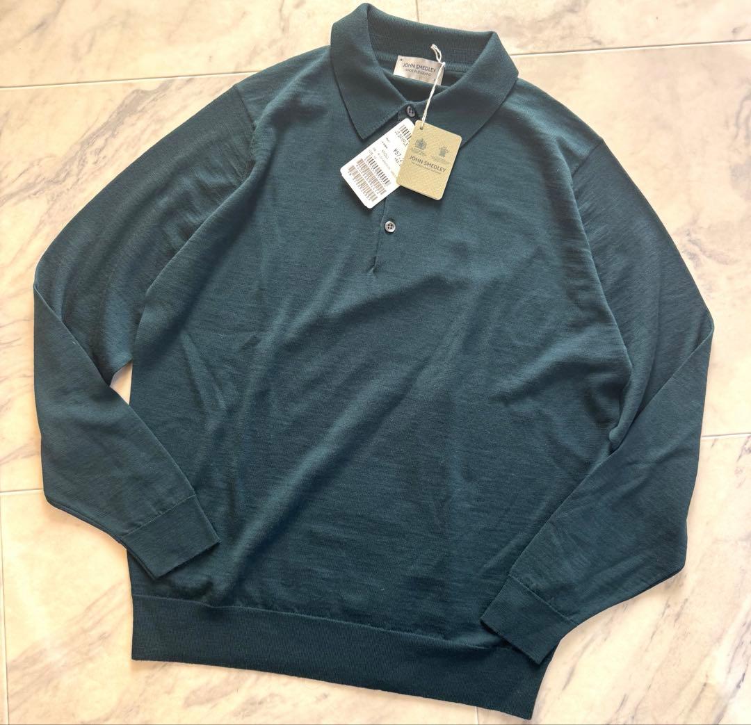 【新品未使用】JOHN SMEDLEY （ジョンスメドレー)コットンポロシャツ