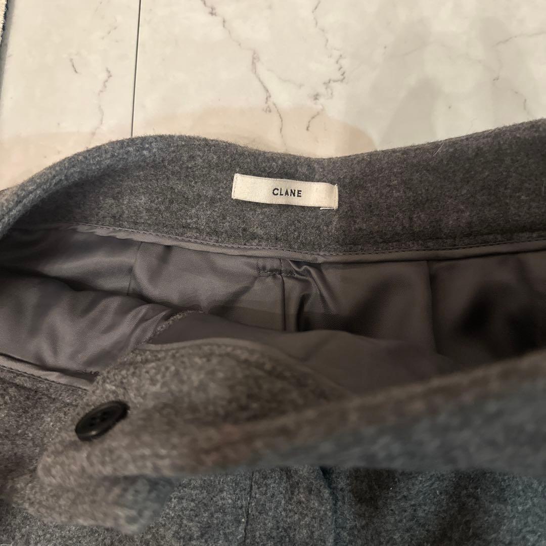 CLANE MELTON SHORT PANTS クラネ グレー 2 美品
