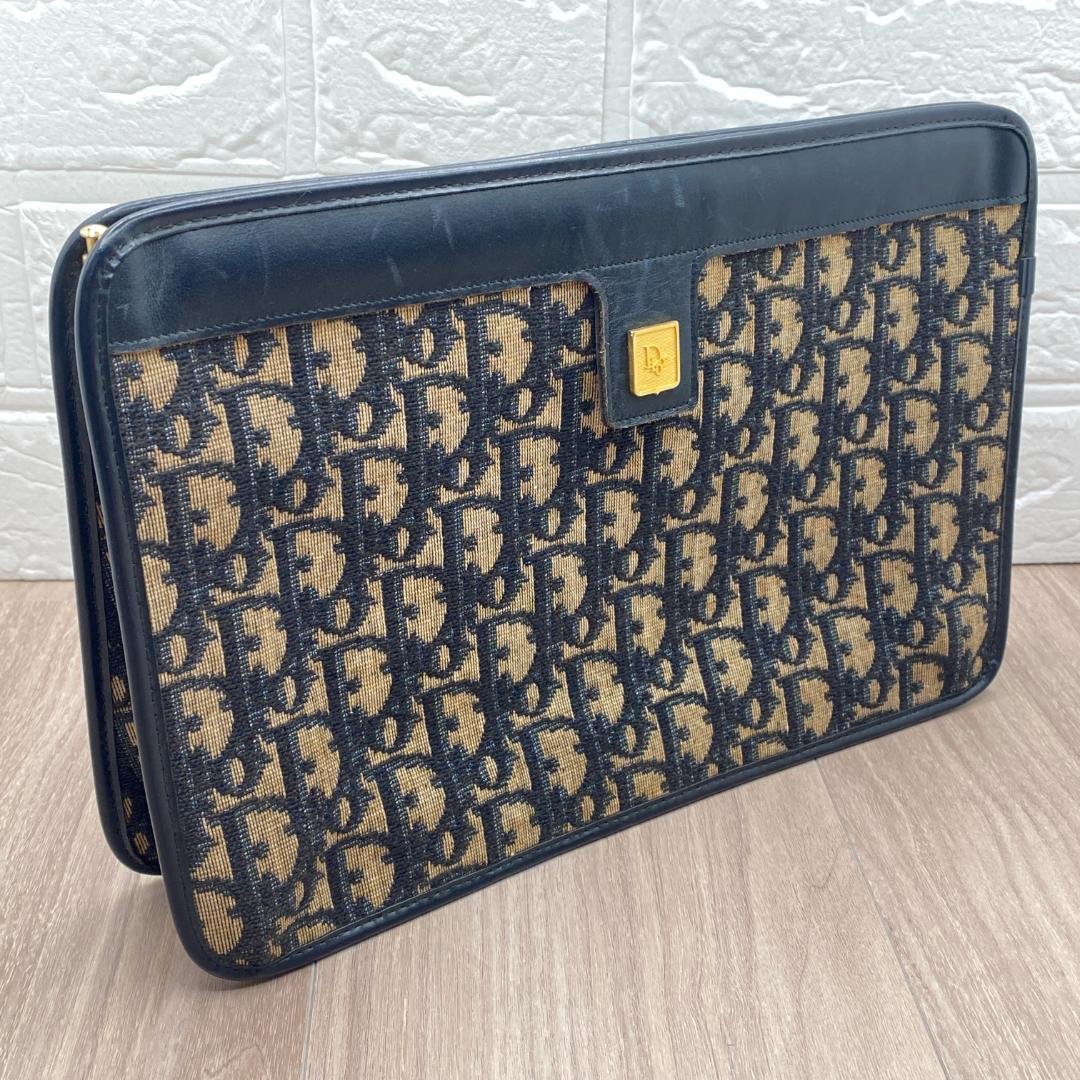 ◆Christian Dior　クラッチバッグ　トロッター　ヴィンテージ