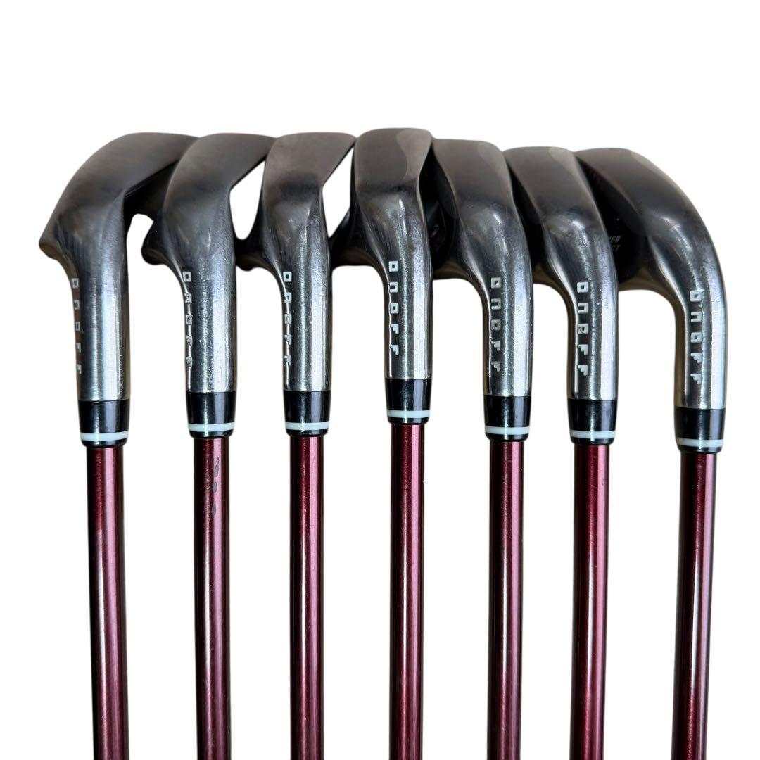 【初心者向】ONOFF レディース アイアン7本 L 右用 LP-408I