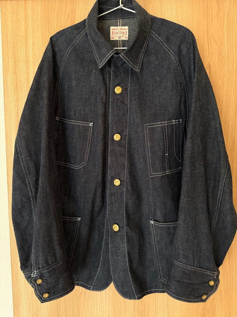 【美品】BON COURA ボンクラ　デニムカバーオール　サイズ40