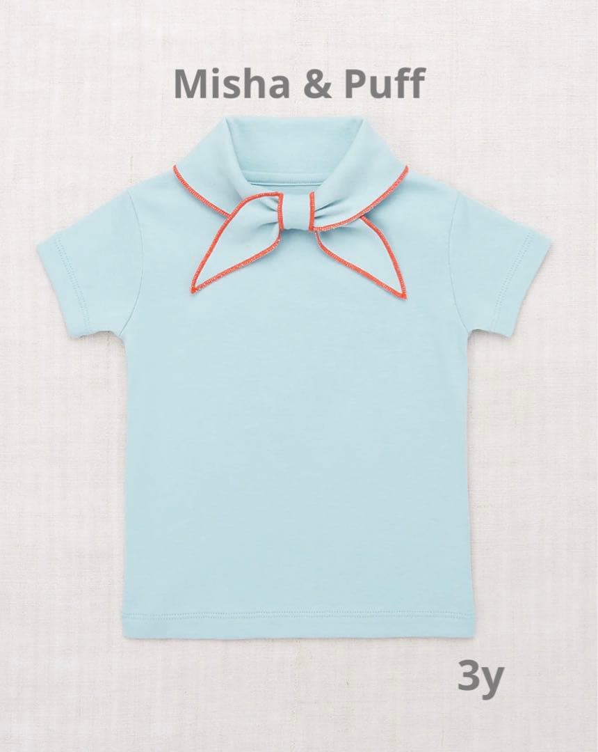 新品　Misha & Puff Scout Tee-Sky 3y