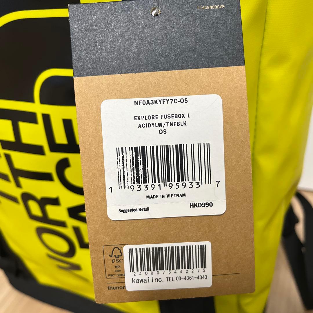 ノースフェイス　リュック　バックパック　EXPLORE FUSEBOX L26L