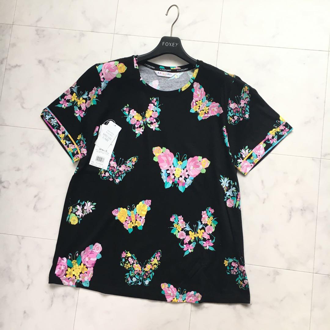 新品未使用　LEONARD レオナール　コットン　トップス　Tシャツ 42