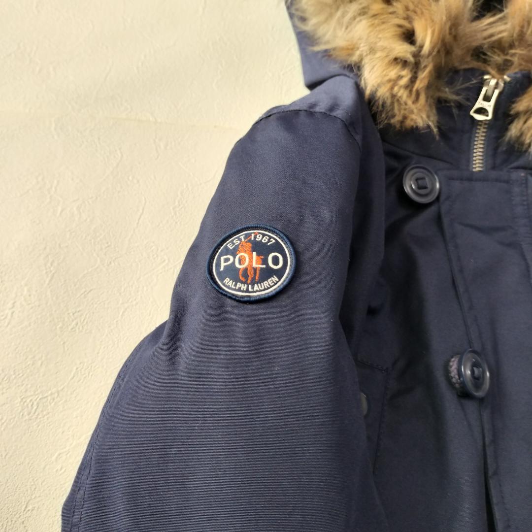 美品✨️ポロラルフローレン ダウンジャケット6サイズ 120相当 ファー フード