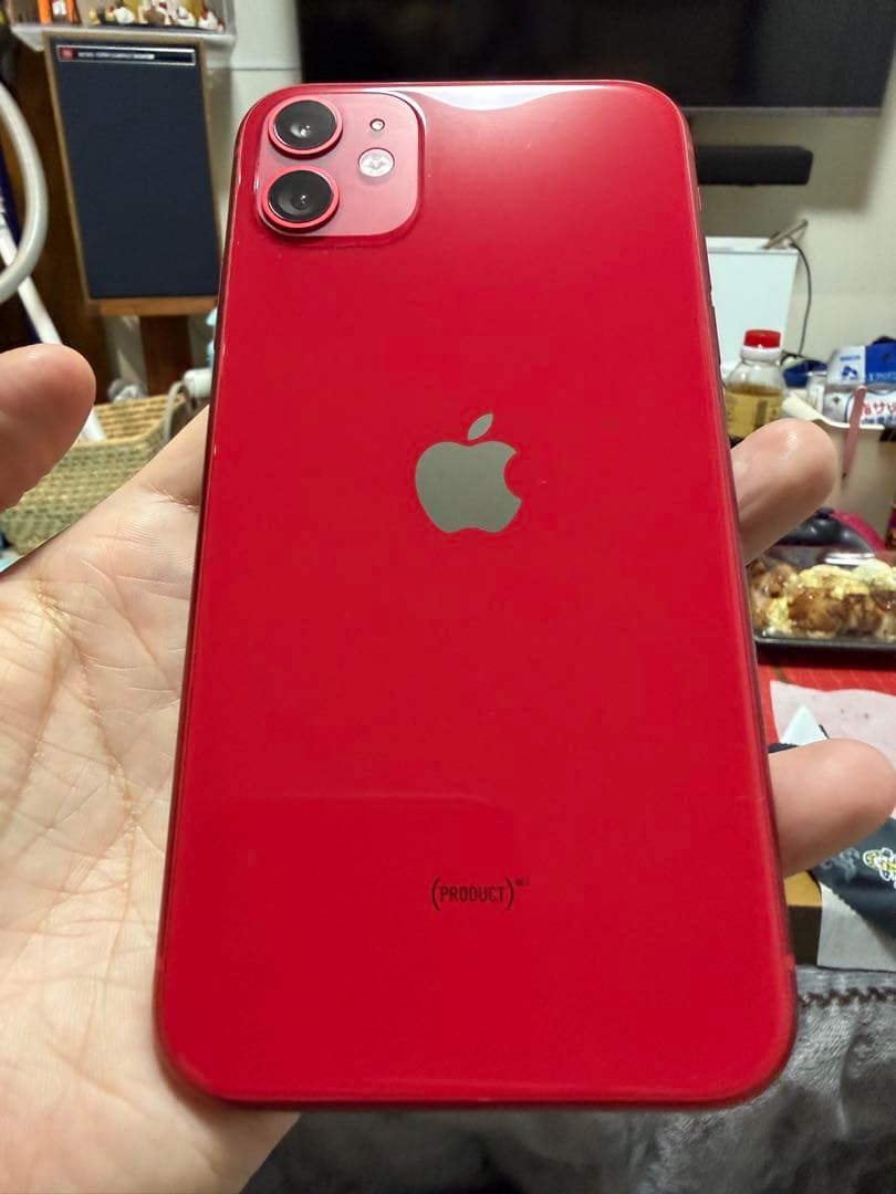 【美品】Apple iPhone 11 Red 128GB SIMフリー