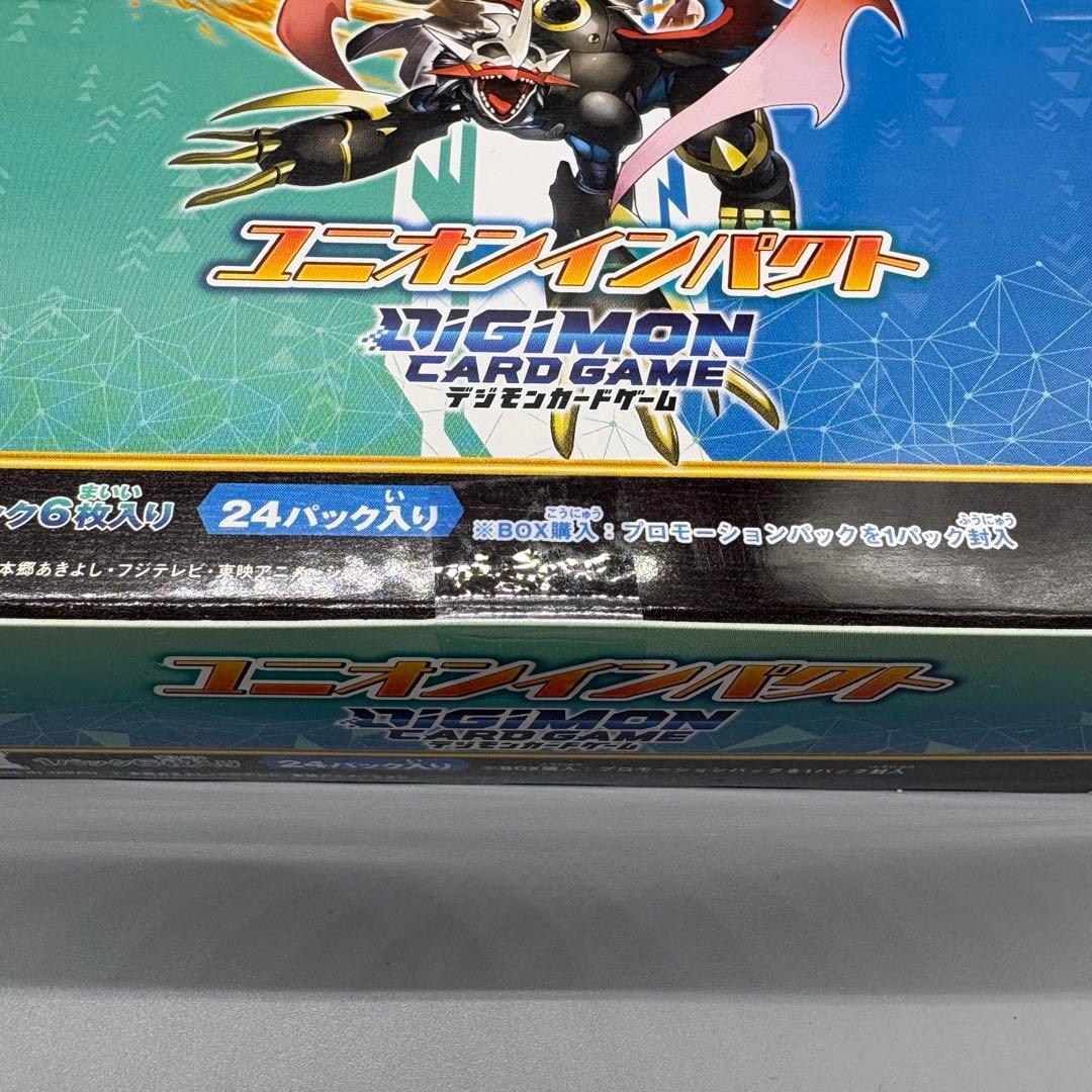 デジモンカード　ユニオンインパクト　テープ付き　BOX 3箱セット