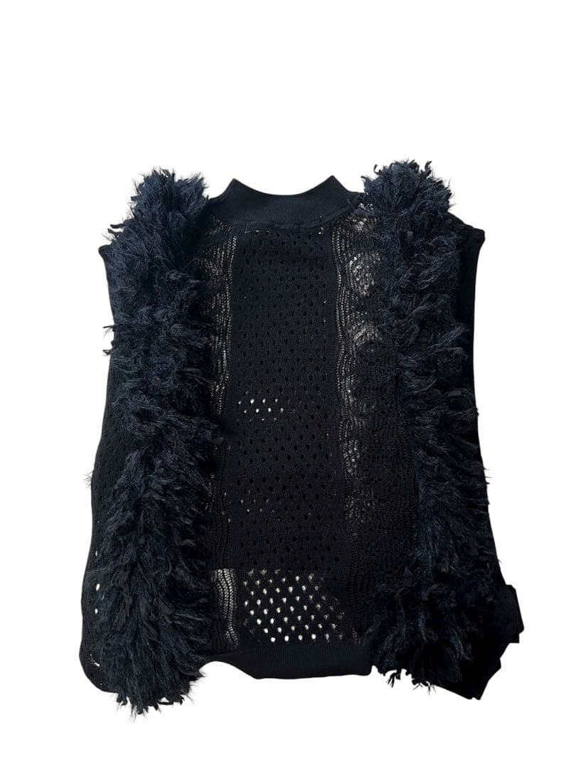 LEINWANDE ミックスフリンジクロップトップ