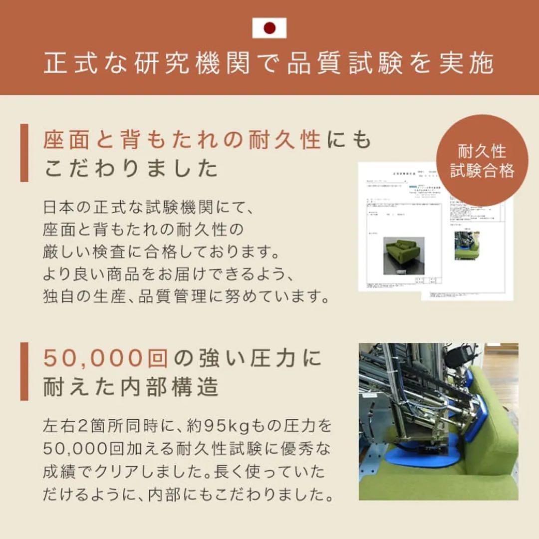 【美品】2.5人掛けソファ クッション付き [幅159] LOWYA