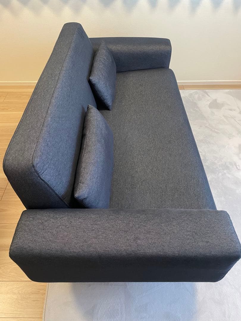 【美品】2.5人掛けソファ クッション付き [幅159] LOWYA