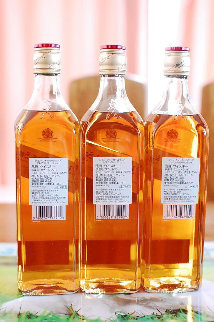 ジョン ウォーカー&サンズ セレブラトリー ブレンド ウイスキー　3本