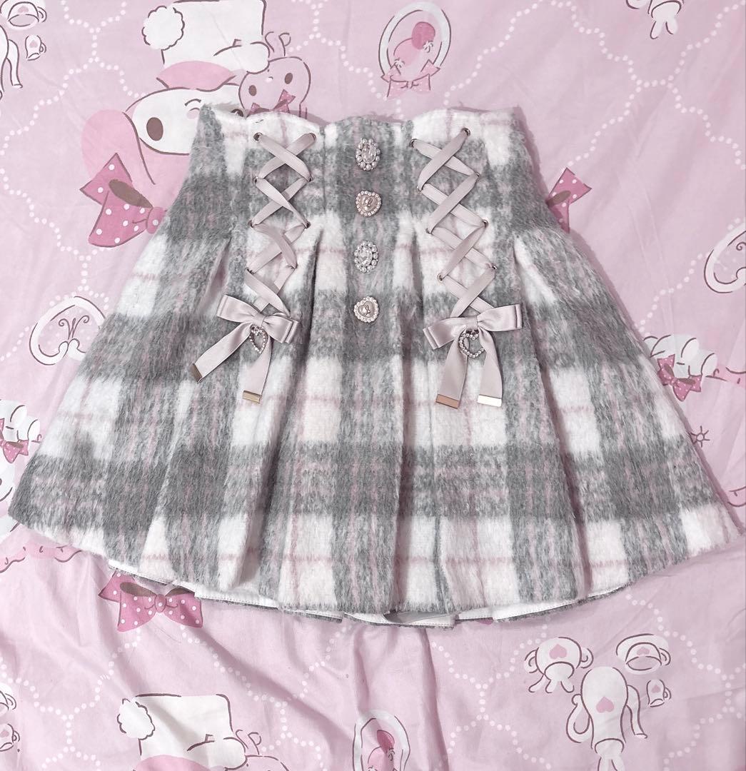 LIZLISA/チェックボックススカパン