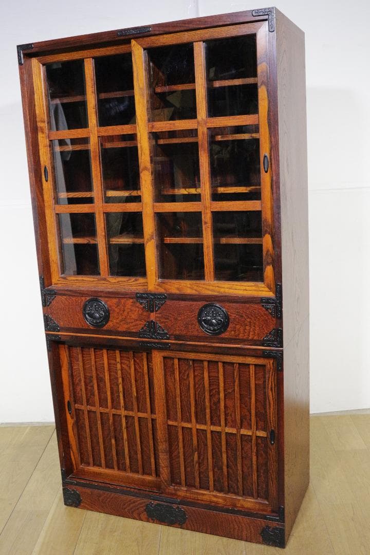 a*o様 岩屋堂箪笥★90幅食器棚★木製家具★