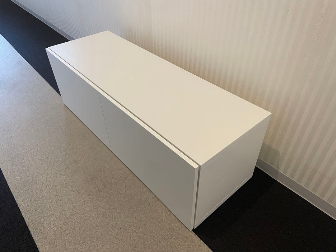 IKEA BESTA（ベストー）テレビ台 ホワイト 120×42×38cm
