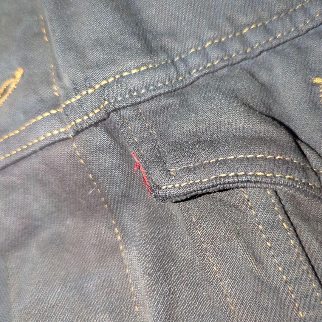 90s リーバイス 70507 後染めブラック デニムジャケット Gジャン