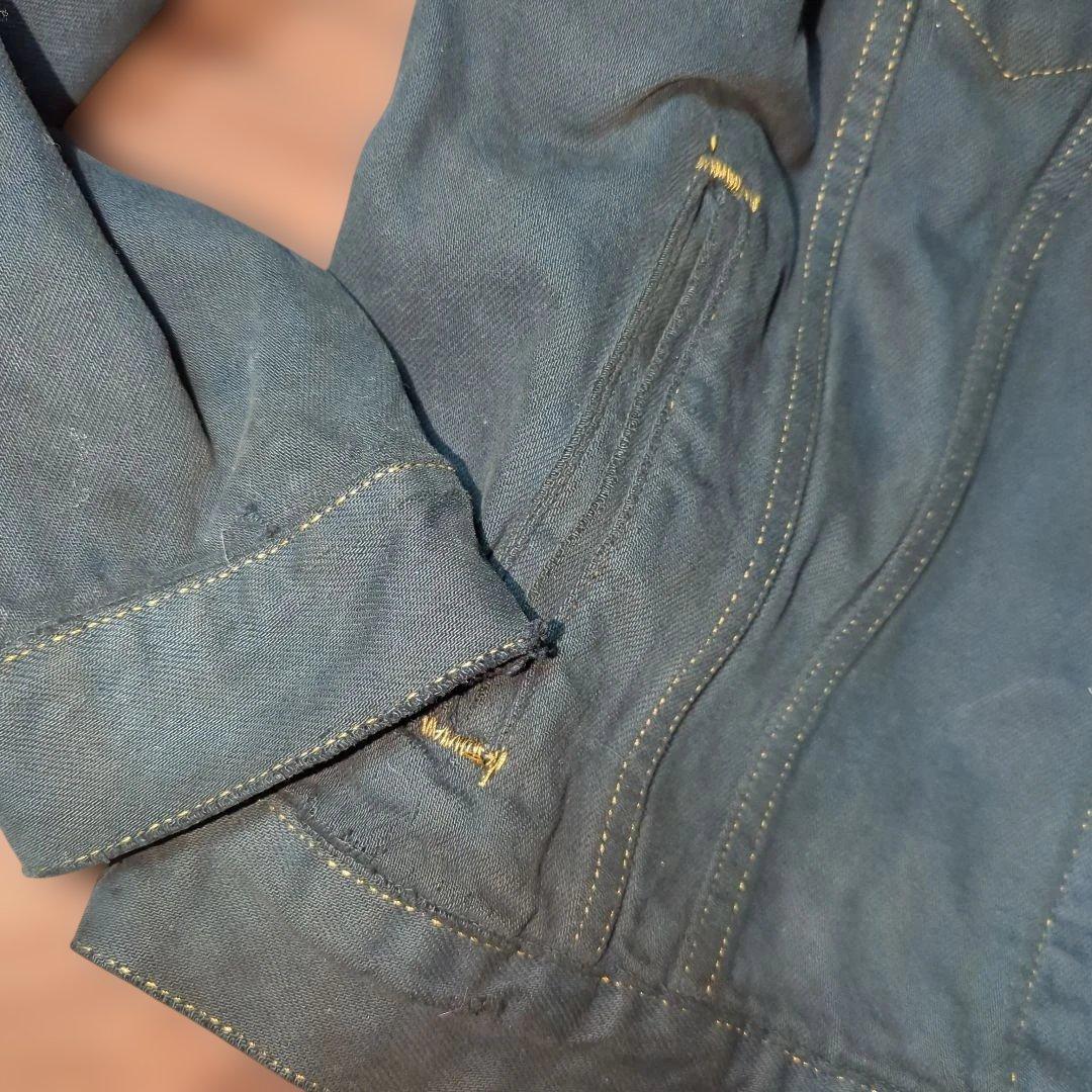 90s リーバイス 70507 後染めブラック デニムジャケット Gジャン