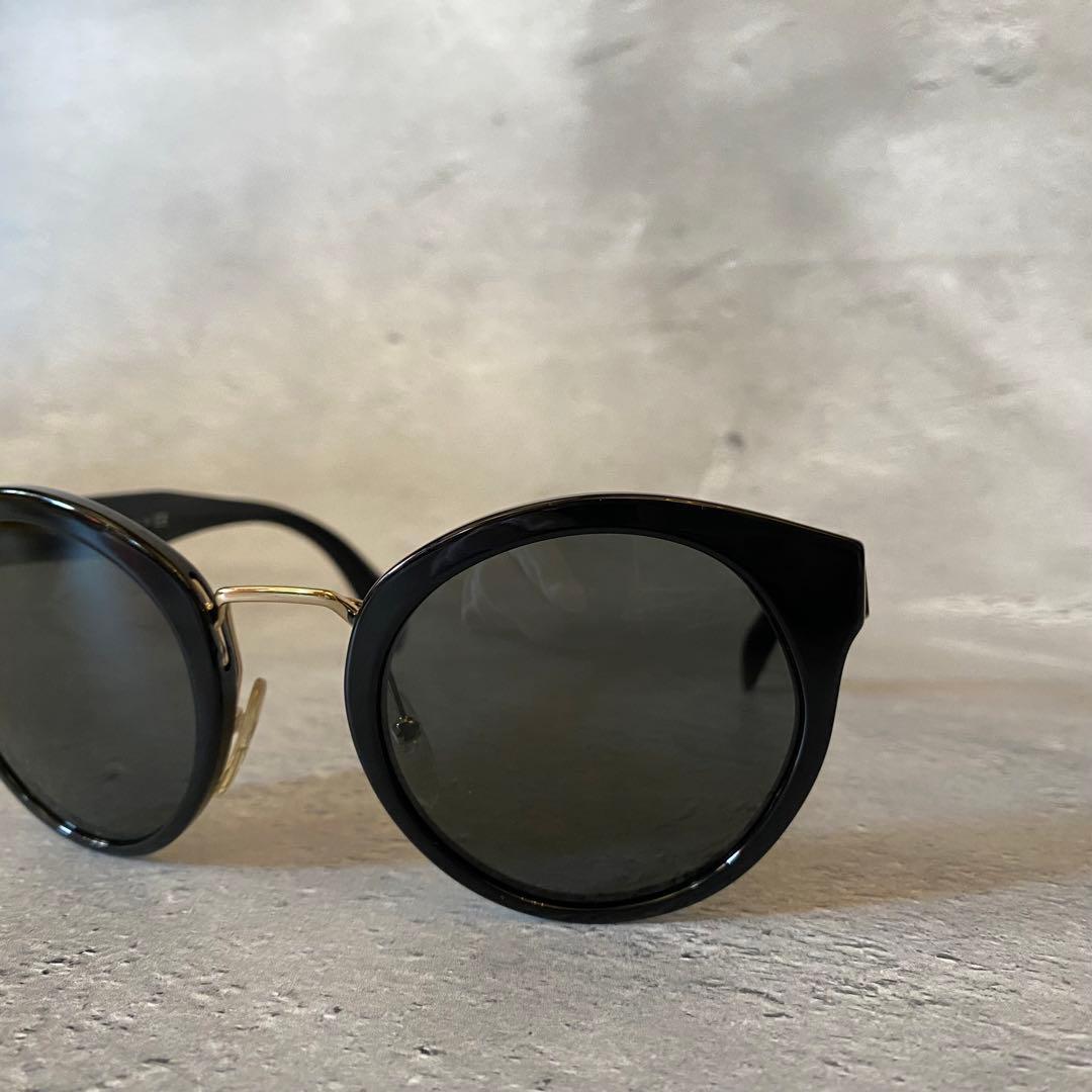 PRADA ブラック サングラス キャットアイ プラダ