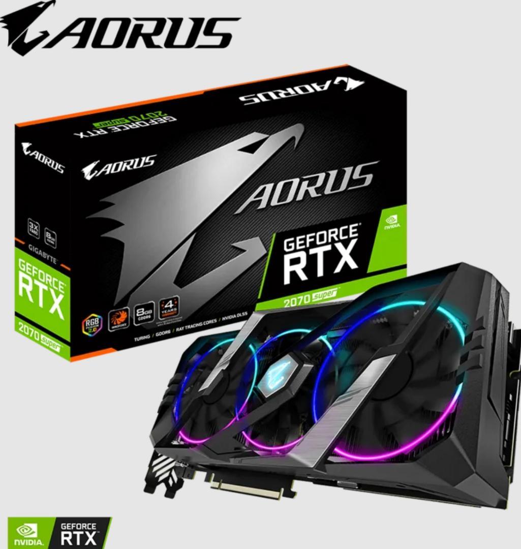 グラフィックボード・グラボ・ビデオカード Gigabyte AORUS GeForce RTX 2070 SUPER 8G