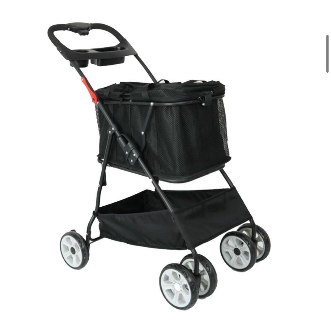 京都宇治ヤマサン　おでかけマイカート　ペットカート 黒15kgまで対応　未使用品