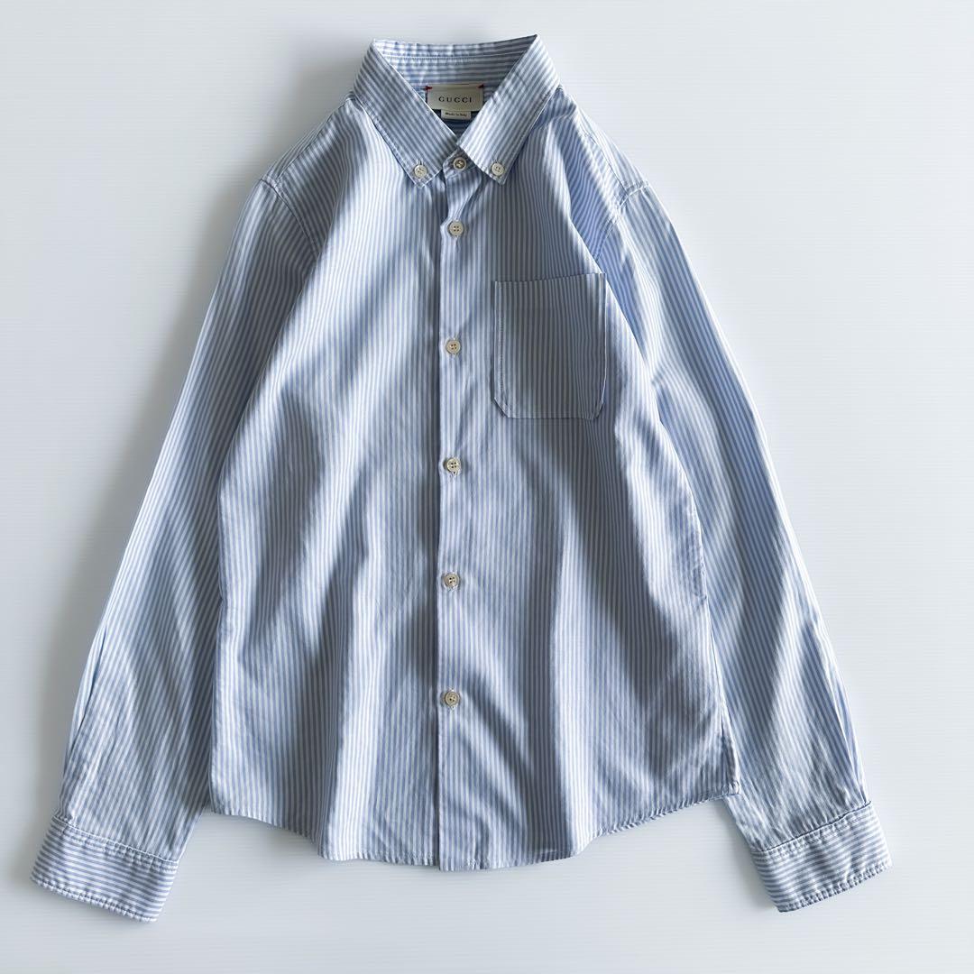 GUCCI（グッチ） ストライプシャツ 襟付き