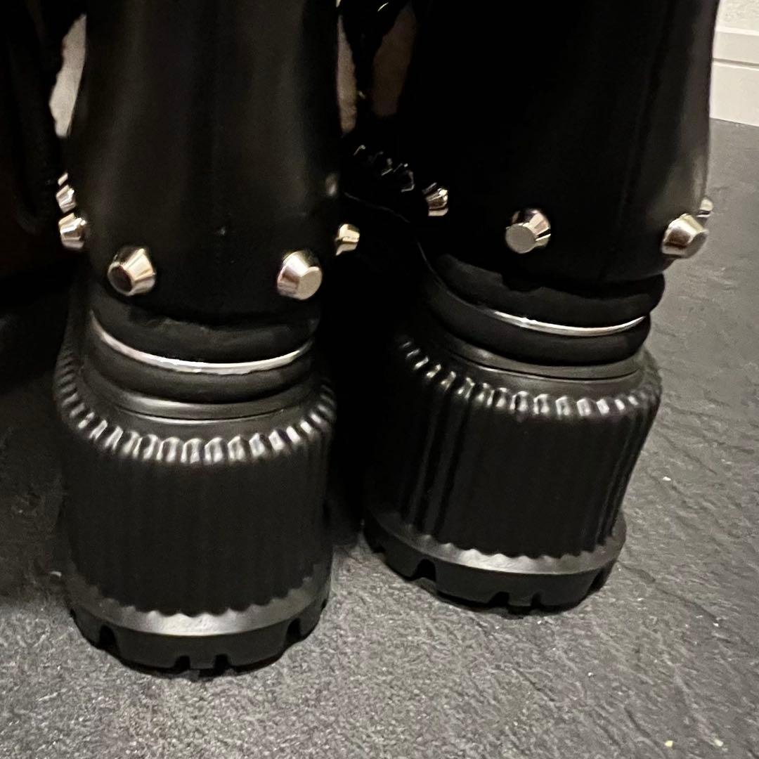 【新品未使用】YELLO TWO-TONE ファーブーツ　sサイズ