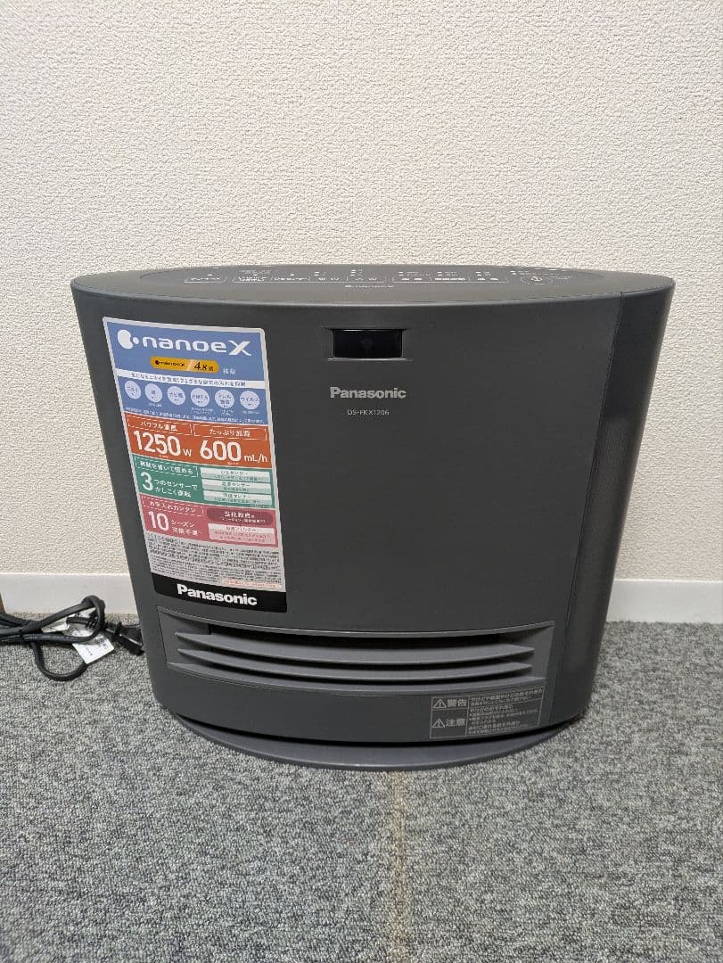 panasonic セラミックファンヒーター DS-FKX1206 綺麗 ①