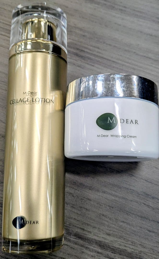 【セット】M-Dear エムディア セラージュローション & ラッピングクリーム