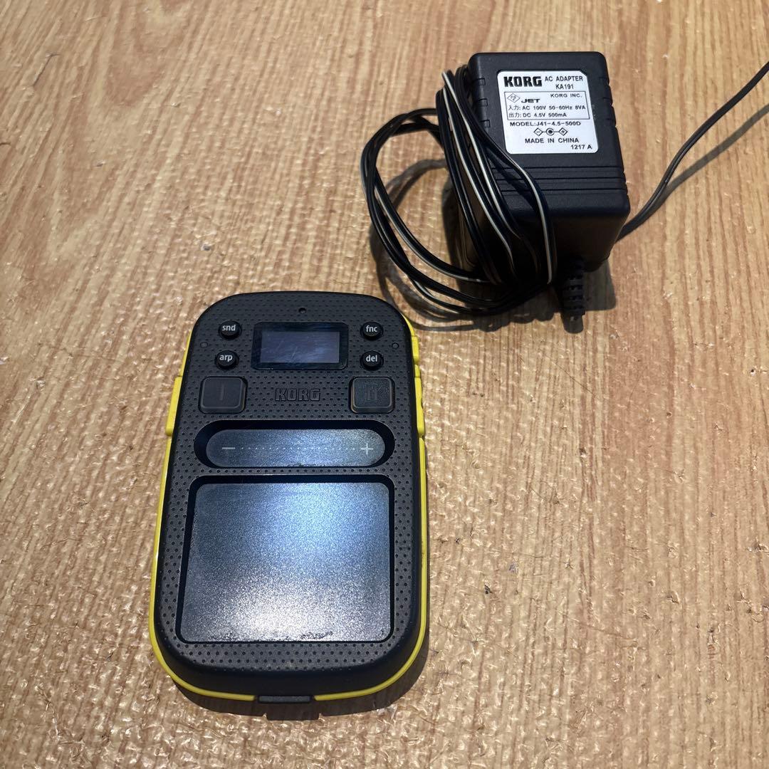 【美品】KORG kaossilator2 イエロー ACアダプター付き