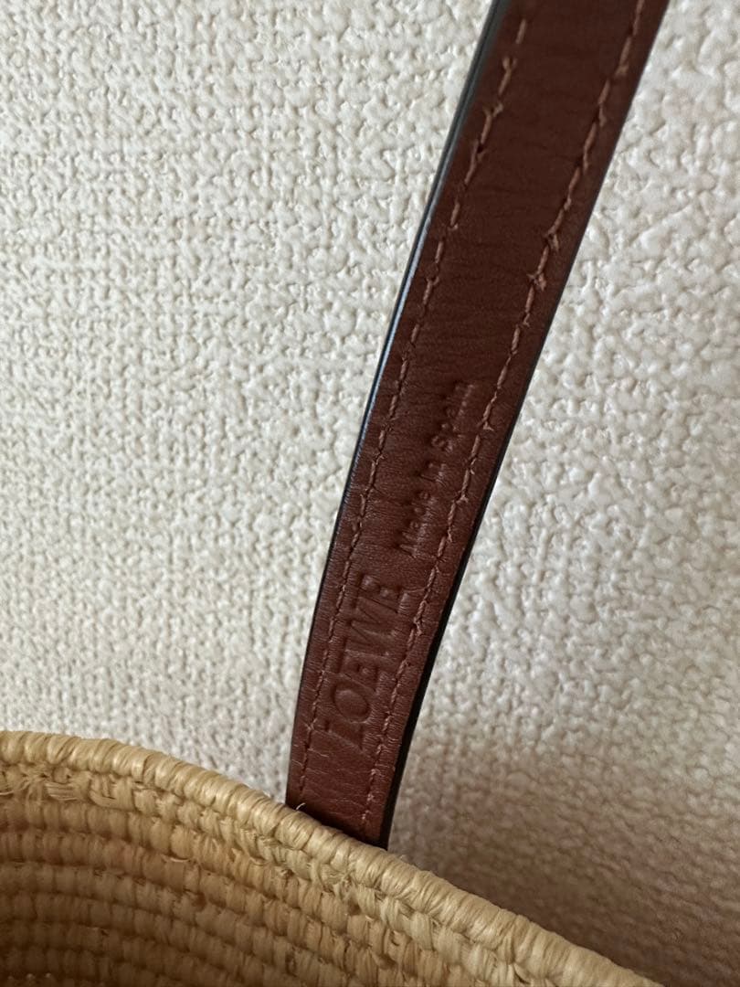 LOEWE ラフィアカゴバッグ