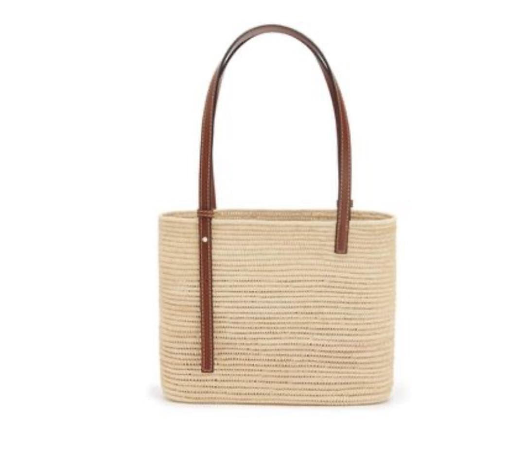 LOEWE ラフィアカゴバッグ