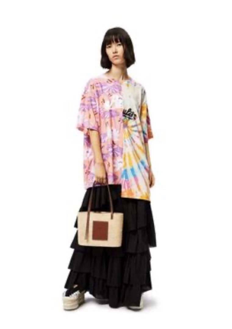 LOEWE ラフィアカゴバッグ